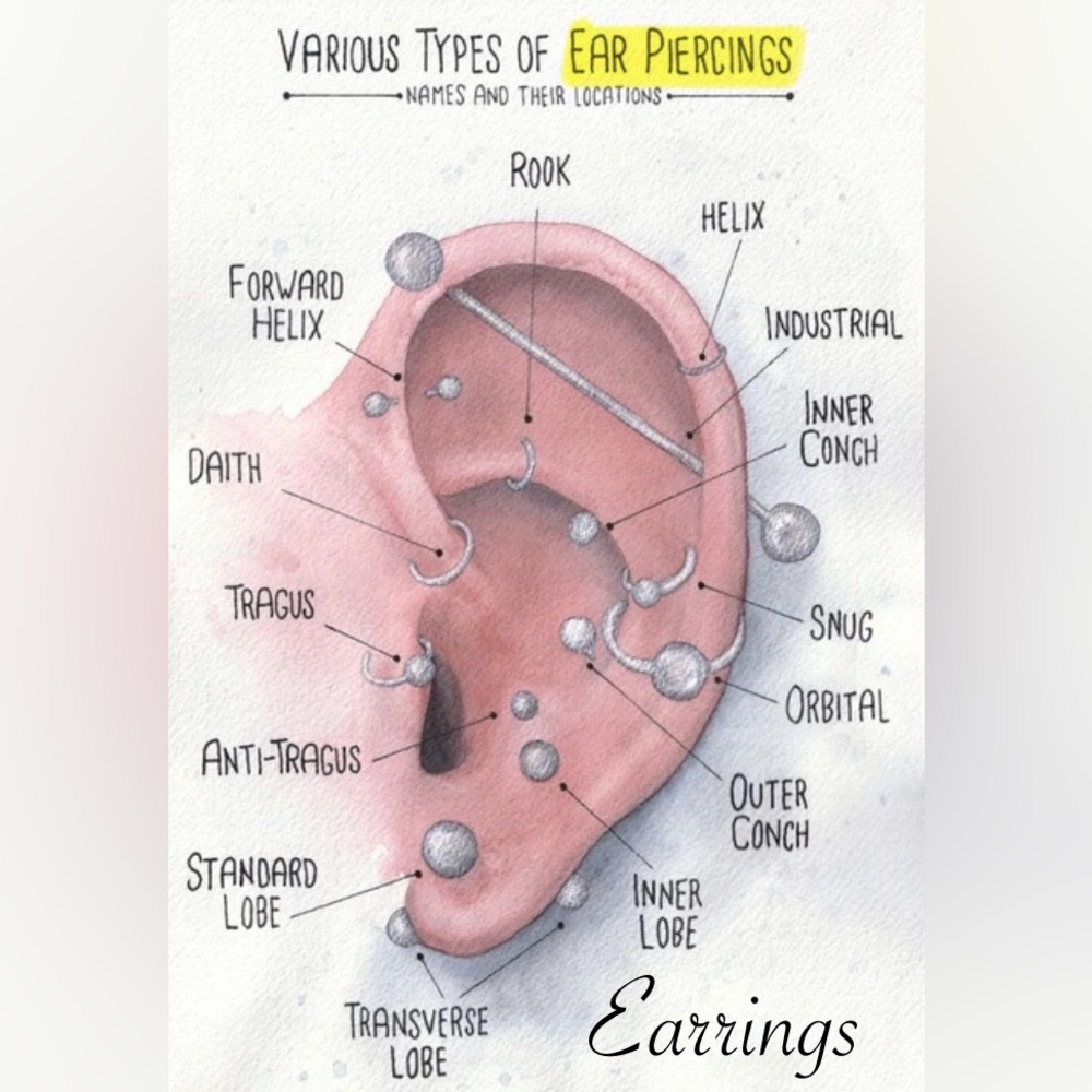 Pierced Earrings